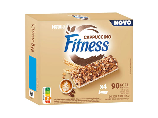 Nestle Fitness Delice Μπάρα Δημητριακών με Cappuccino 4x23,5gr (5900020046918)