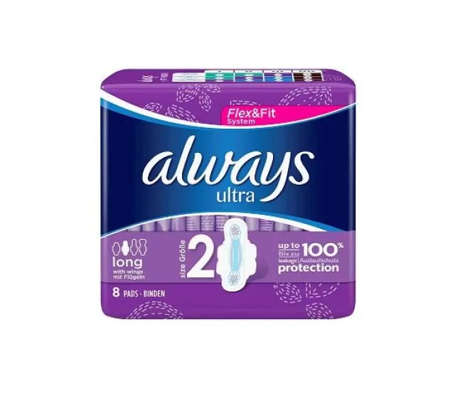 Always Ultra Long Plus Σερβιέτες Με Φτερά 8τεμ 24τ (4015400759119)