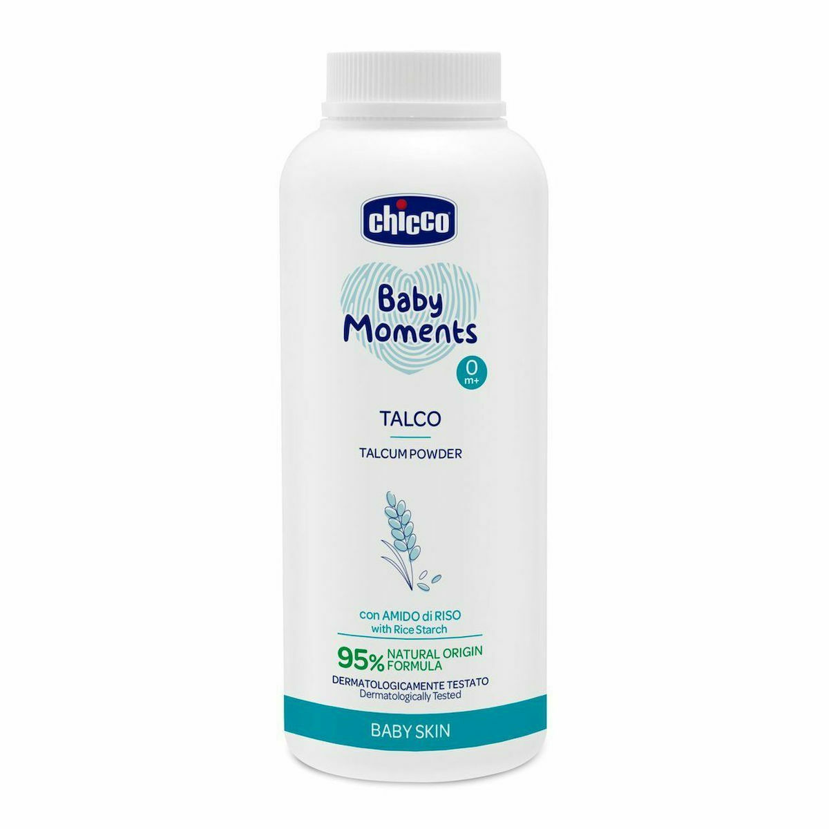 Chicco Baby Moments Βρεφική Πούδρα Ταλκ για την Αλλαγή της Πάνας 150gr 6τ (8058664178391)