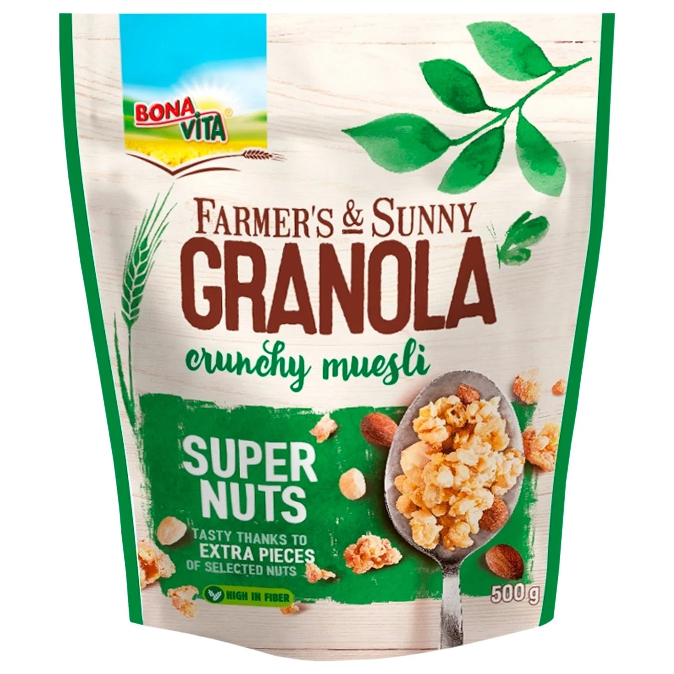Bona Vita Granola Super Nuts 500gr 6τ (8595564510512)