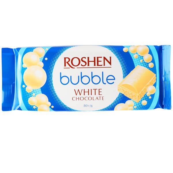 Σοκολάτα Roshen Bubble Λευκή 80gr 20τ (4823077626364)