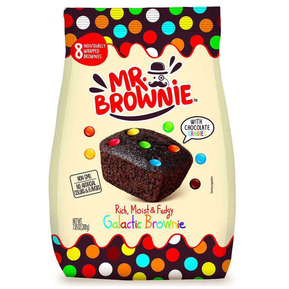 Mr. Brownie Cake Brownie Chocolate & Chips 200gr (8411037892490)