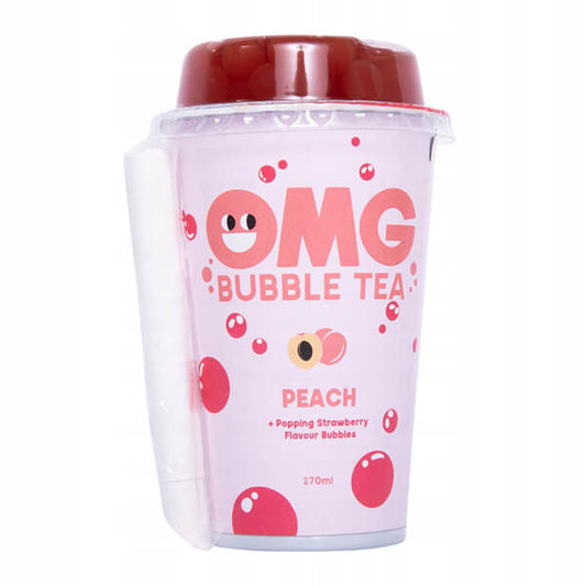 OMG BUBBLE TEA PEACH 270ML 10τ (4779033974409)