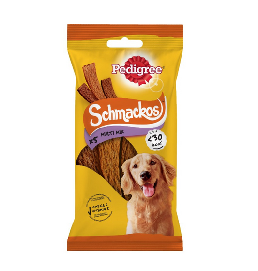 PEDIGREE SCHMACKOS MULTIMIX 5X7.2ΓΡ 30τ (5010394003438)