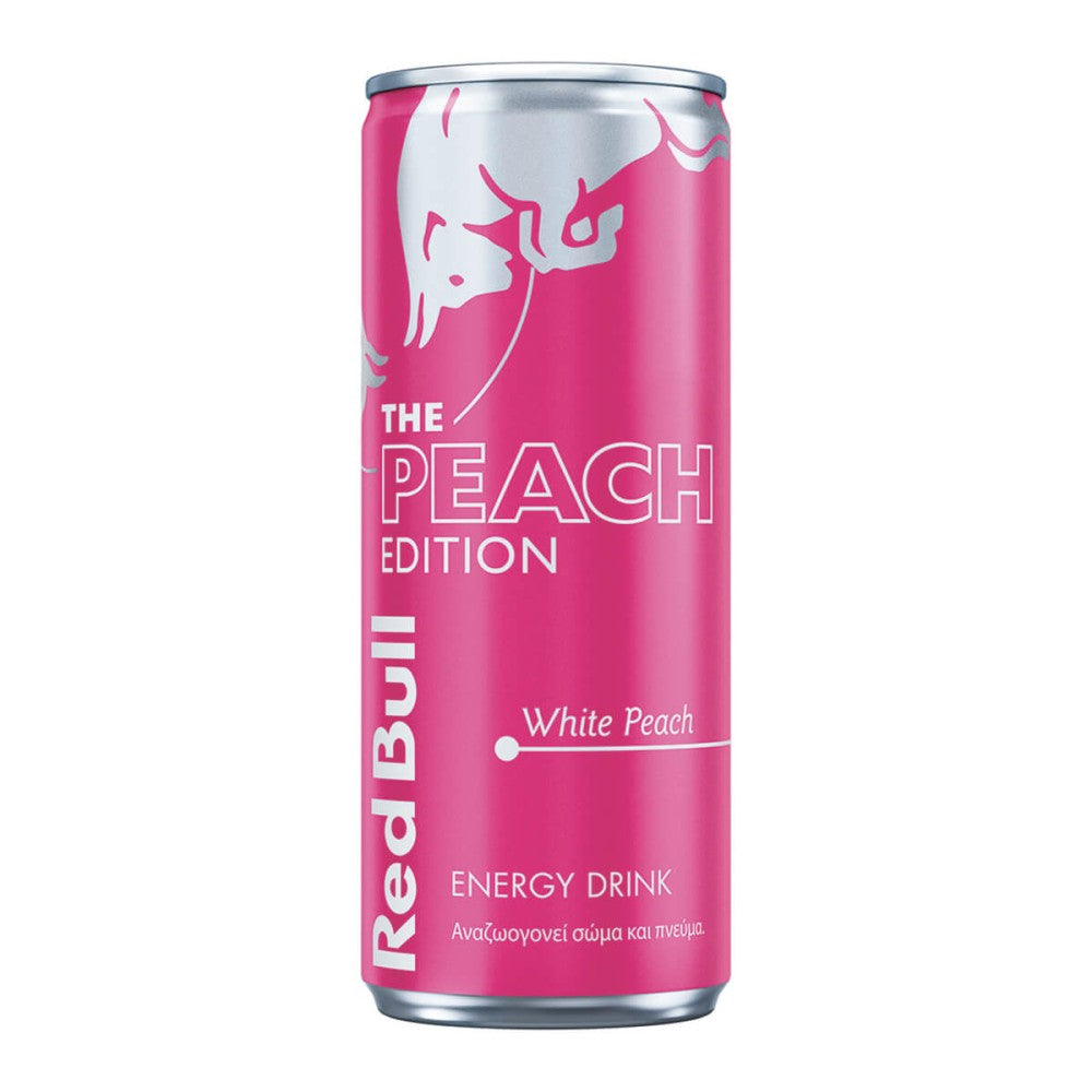 RED BULL ENERGY DRINK WHITE PEACH 250ML (Σ24) (90474934)