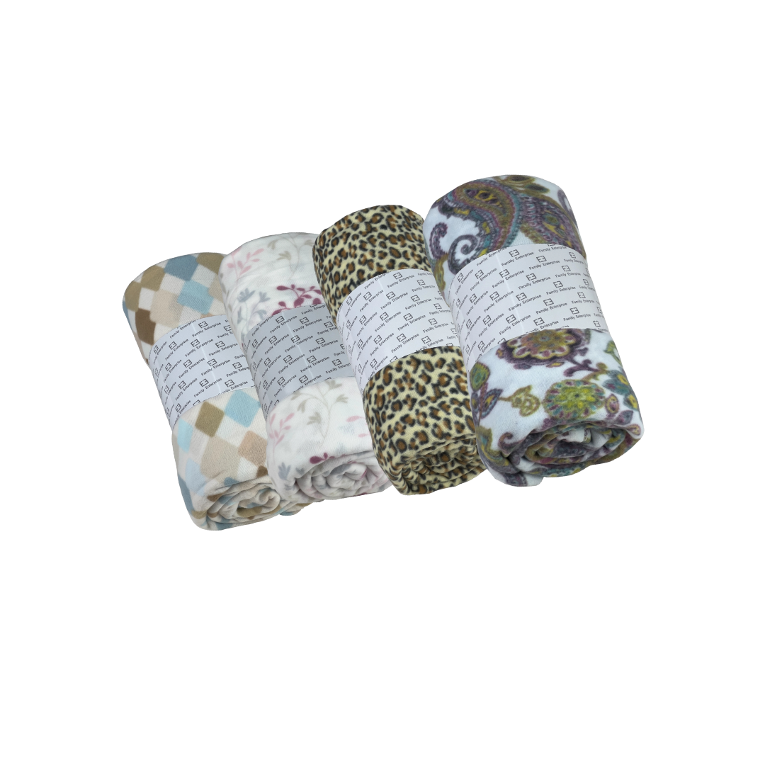 Fleece Κουβέρτα Μονή 1,60 Χ 2,20 Εμπριμέ Διάφορα Χρώματα (10580110006)
