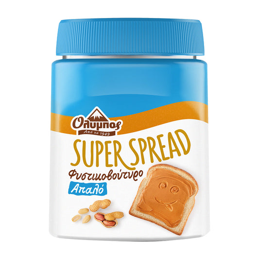 OLYMPOS SUPER SPREAD PEANUT BUTTER 350gr 12t (5201182036138)