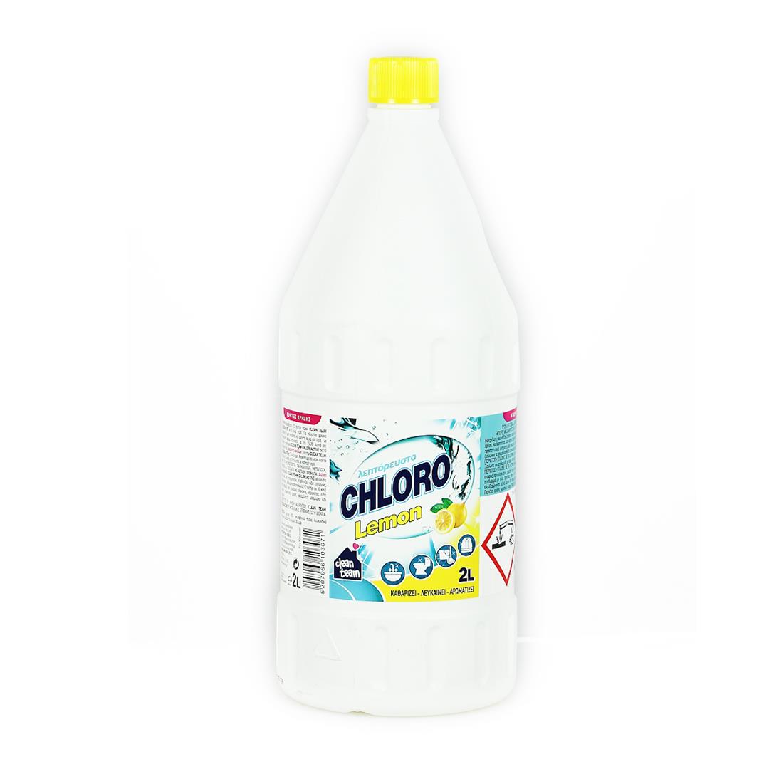 CLEAN TEAM ΧΛΩΡΙΝΗ 2L ULTRA ΛΕΜΟΝΙ 6τ (5207066103071)