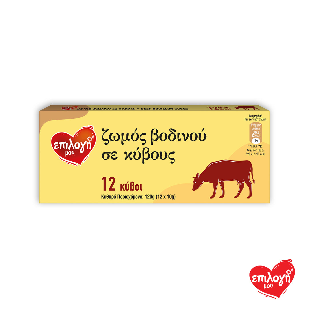 Επιλογή Μου Ζωμός Βοδινού Σε Κύβους 12*10gr (5207066130596)