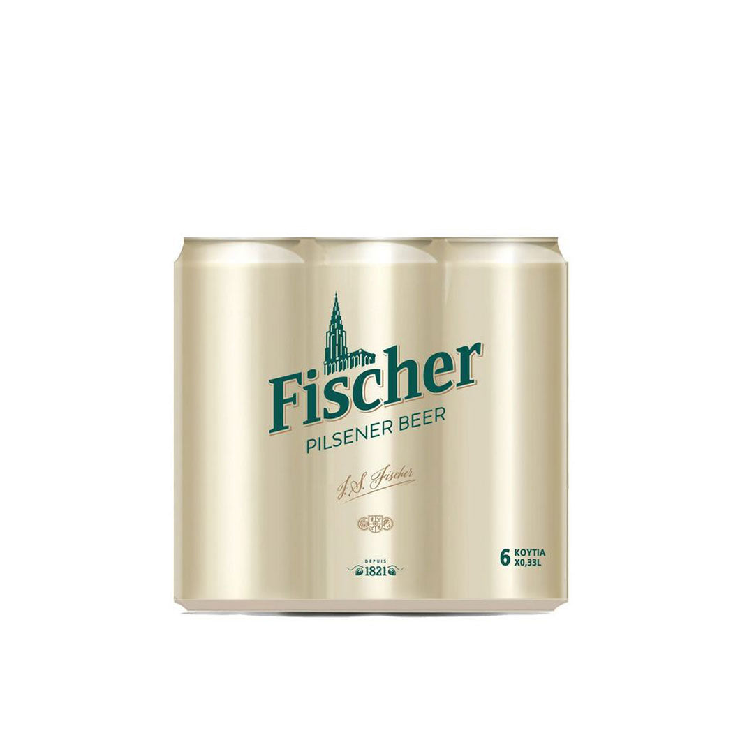 Fischer Μπύρα Pilsner Κουτί 6*330ml (5201261026487)