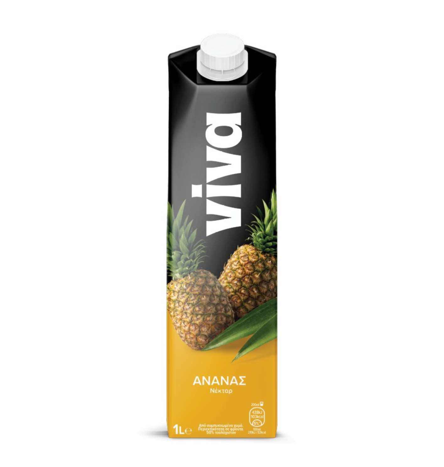 VIVA ΧΥΜΟΣ ΝΕΚΤΑΡ ΑΝΑΝΑΣ 1L 12τ (5203342101014)