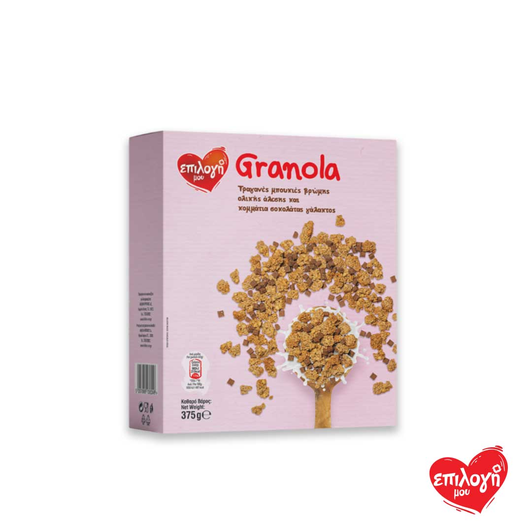 Επιλογή Μου Granola Με Σοκολάτα Γάλακτος 375gr (5207066136246)