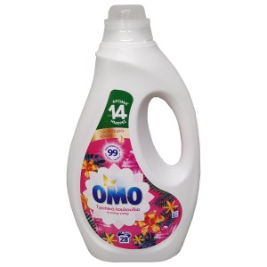 Omo Liquid Laundry Detergent Tropical Flowers 28 Measures 5m (8720181426278)
