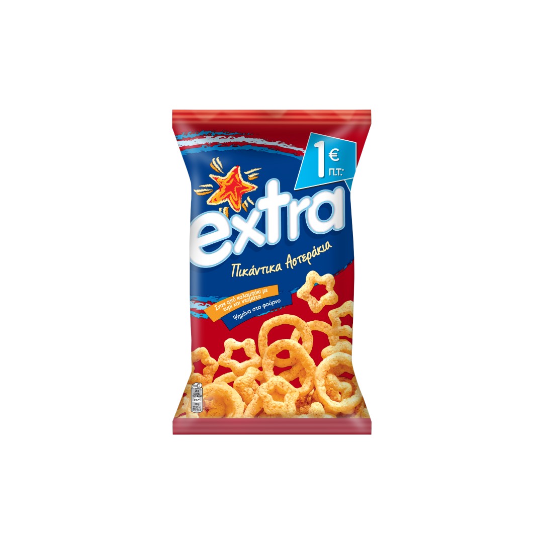 EXTRA ΑΣΤΕΡΑΚΙΑ ΠΙΚΑΝΤΙΚΑ 85ΓΡ (Σ20) (7622202010941)