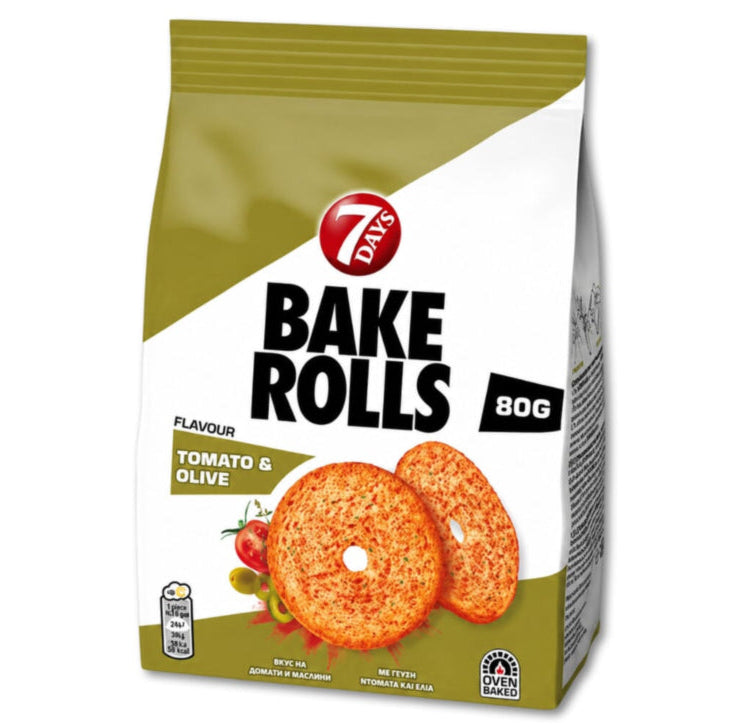 7DAYS BAKE ROLLS ΤΟΜΑΤΑ ΡΙΓΑΝΗ 80gr. (Σ15) (5201360609703)