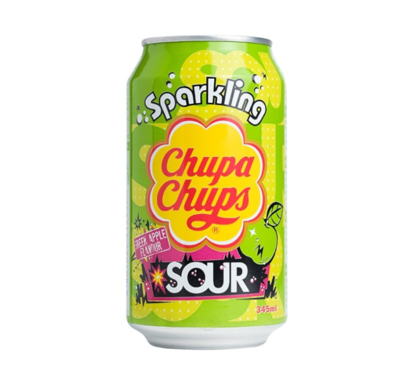 CHUPA CHUPS SOUR APPLE 345ML 24τ (8801069417950)