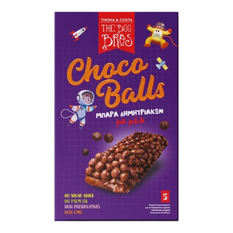 THE BEE BROS ΜΠΑΡΑ (5τεμ x25gr) - (CHOCO BALLS) (Σ12) (5213009672320)