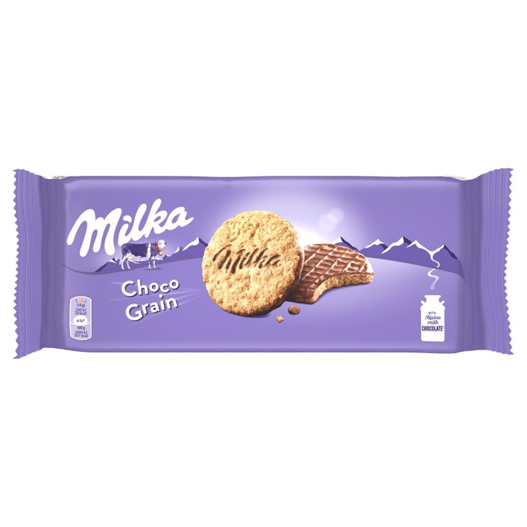 MILKA COOKIES 126gr. - (CHOCO GRAIN) (Σ12) (7622210403919)