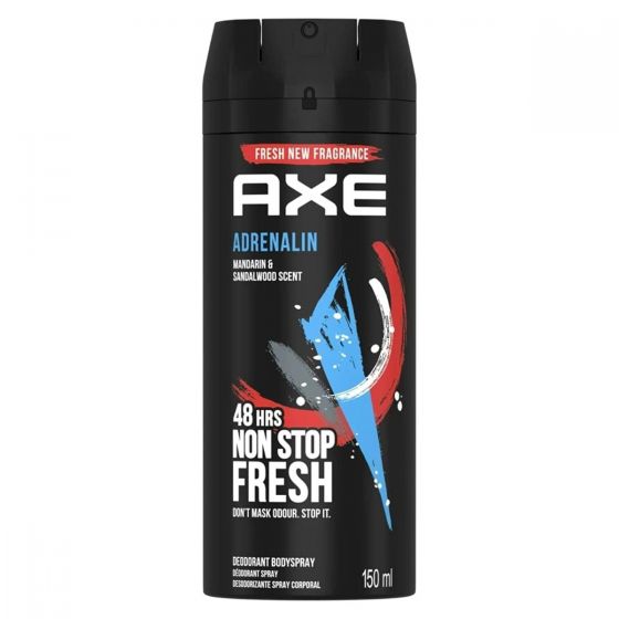 AXE DEO SPRAY 150ML (ADRENALINE) (Σ6) (6001087364652)