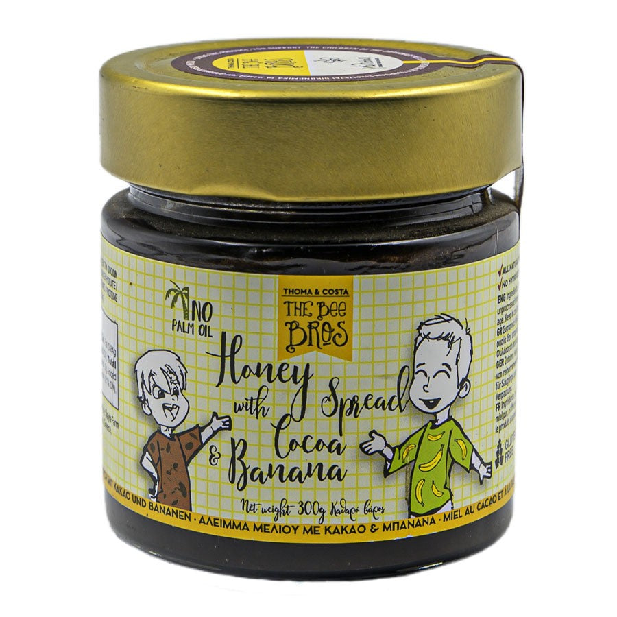 THE BEE BROS ΑΛΕΙΜΜΑ ΜΕΛΙΟΥ 300gr - (ΜΠΑΝΑΝΑ) (Σ12) (5214000075493)