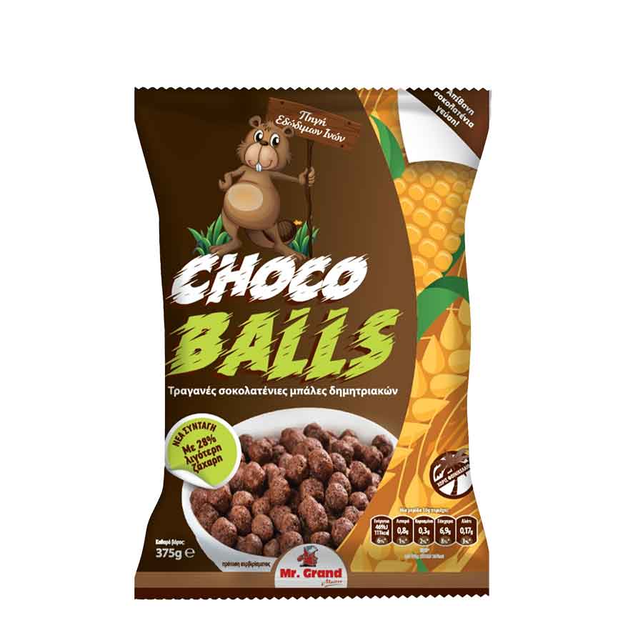 MR GRAND ΔΗΜΗΤΡΙΑΚΑ 375gr. - (CHOCO BALLS) (Σ12) (5203278056532)