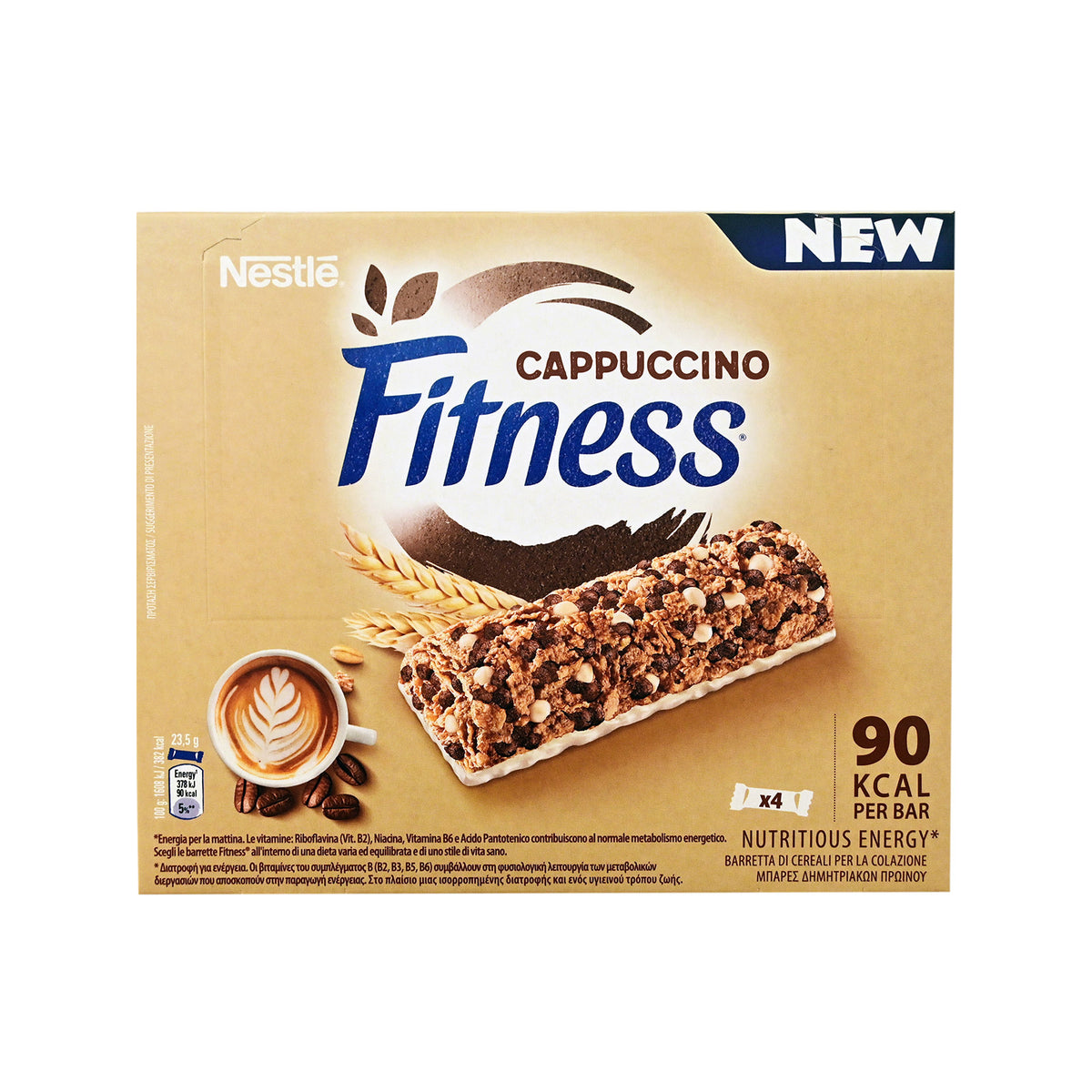 NESTLE BARS FITNESS 23.5gr. - (CAPPUCCINO) (4τεμ) (5900020046918)