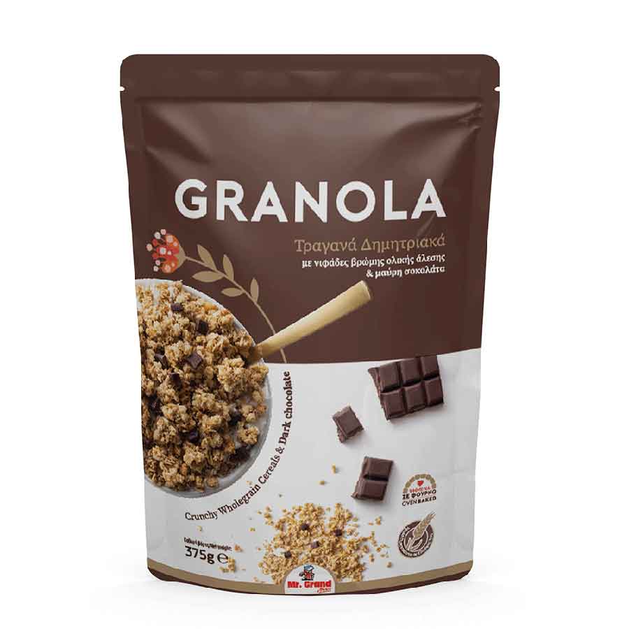MR GRAND GRANOLA 375gr. - (DARK CHOCOLATE) (Σ12) (5203278058536)