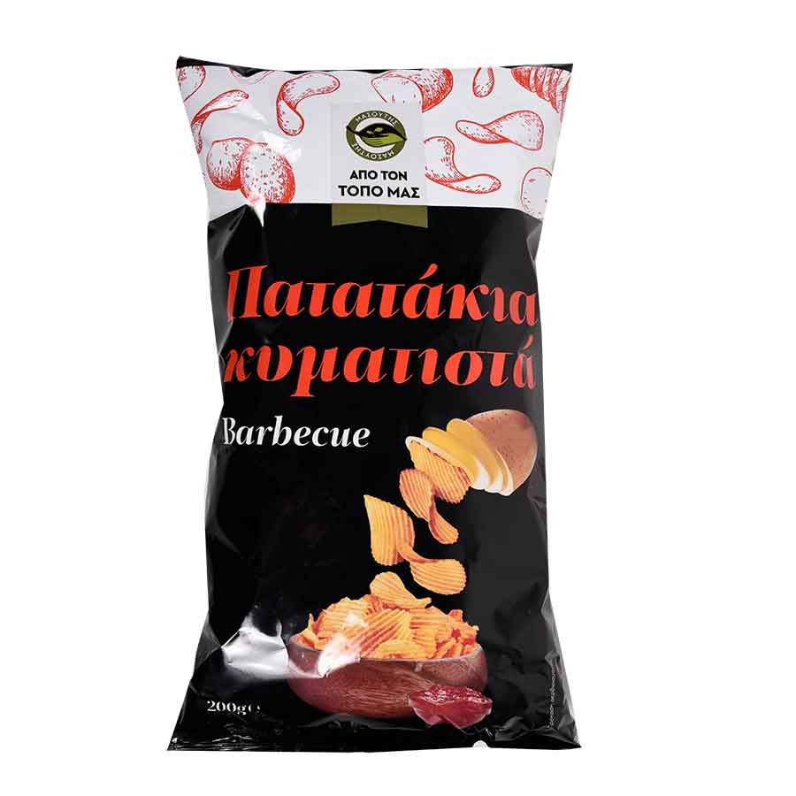 ΜΑΣΟΥΤΗΣ CHIPS 200gr. - (ΚΥΜΑΤΙΣΤΑ) (BBQ) (Σ20) (5203278059199)