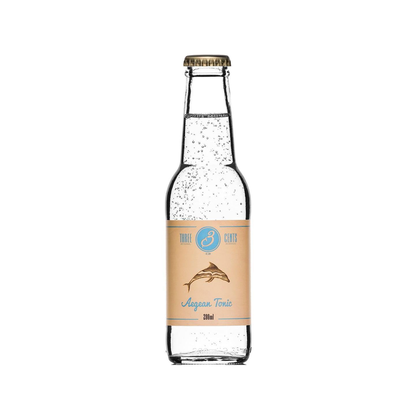 THREE CENTS ΓΥΑΛΙ 200ml - (AEGEAN TONIC) (Σ24) (5060671000100)