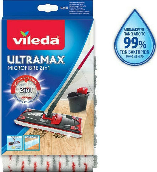 Parquet Vileda Replacement with Microfibers 8m (4023103201262)