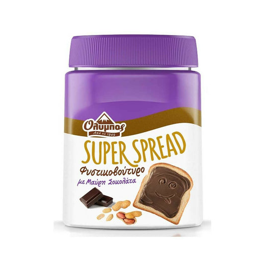 OLYMPUS SUPER SPREAD PEANUT BUTTER & BLACK SHOCK. 350gr 12t (5201182036312)