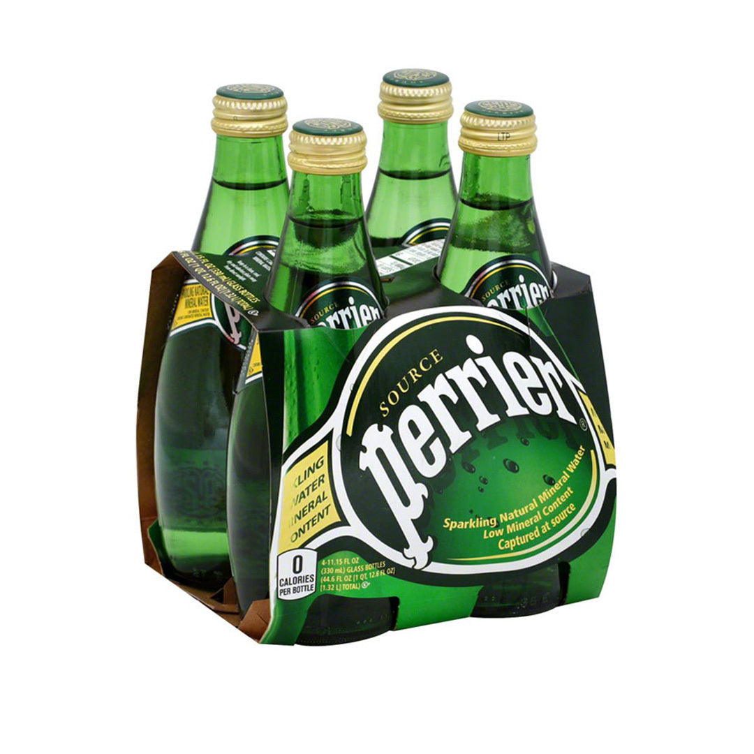 Perrier Carbonated Water in Glass Bottle 4x330ml 6s (1338000502)