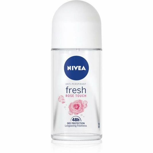 Nivea Fresh Rose Touch Αποσμητικό σε Roll-On 50ml 12τ (4005900972620)