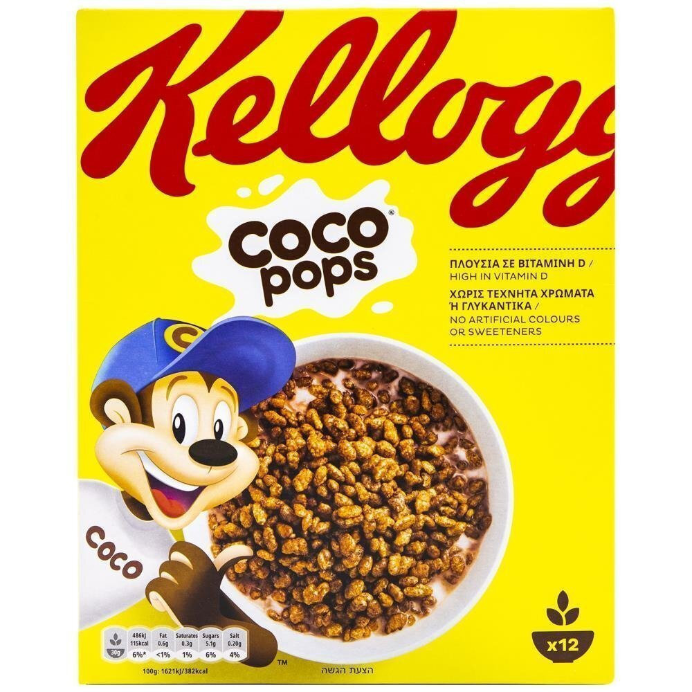 Kellogg's Rice Coco Pops 375gr 20t (4003994127582)