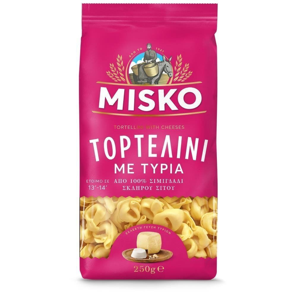 Misko Tortellini with Cheese 250gr 20t (5201010003127)