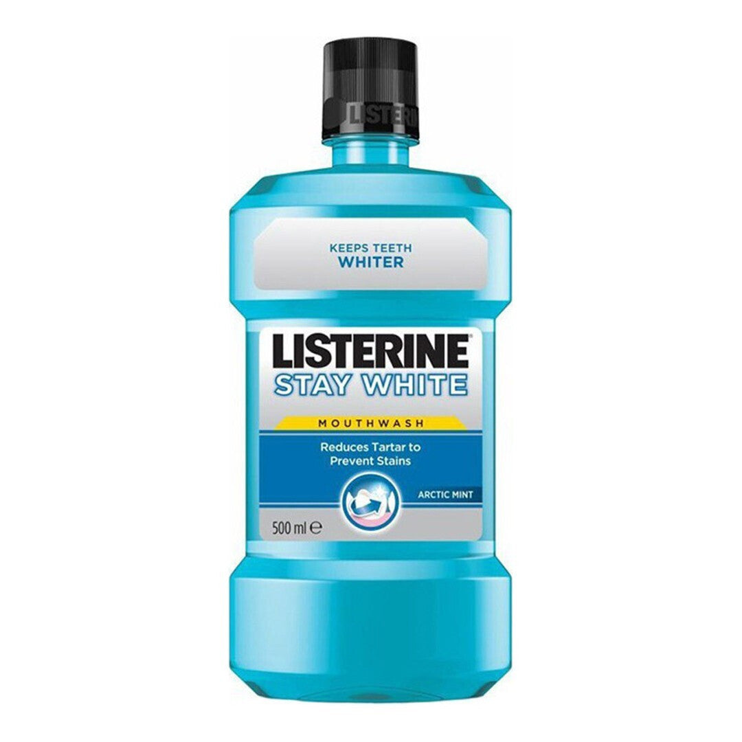 Listerine 500ml Stay White Oral Solution for Whitening (5010123726621)