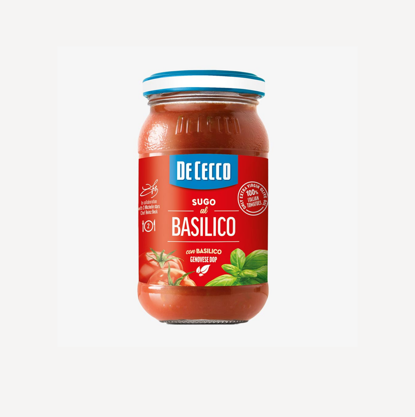 De Cecco Σάλτσα Ζυμαρικών Basilico 200gr 12τ (8001250006806)