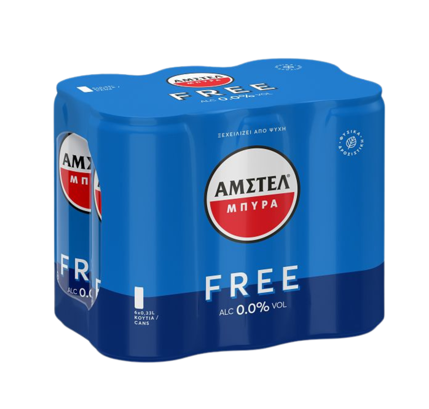ΜΠΥΡΑ AMSTEL FREE ΚΟΥΤΙ 6*330ML 4τ (5201261011308)