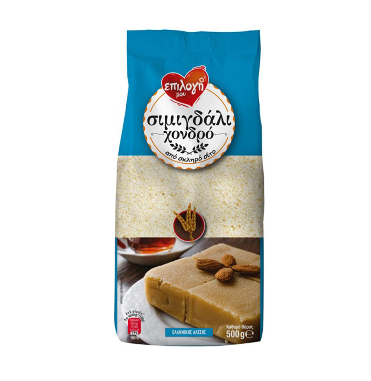 Σιμιγδάλι Χονδρό Επιλογή Μου 500gr 10τ (5207066127152)