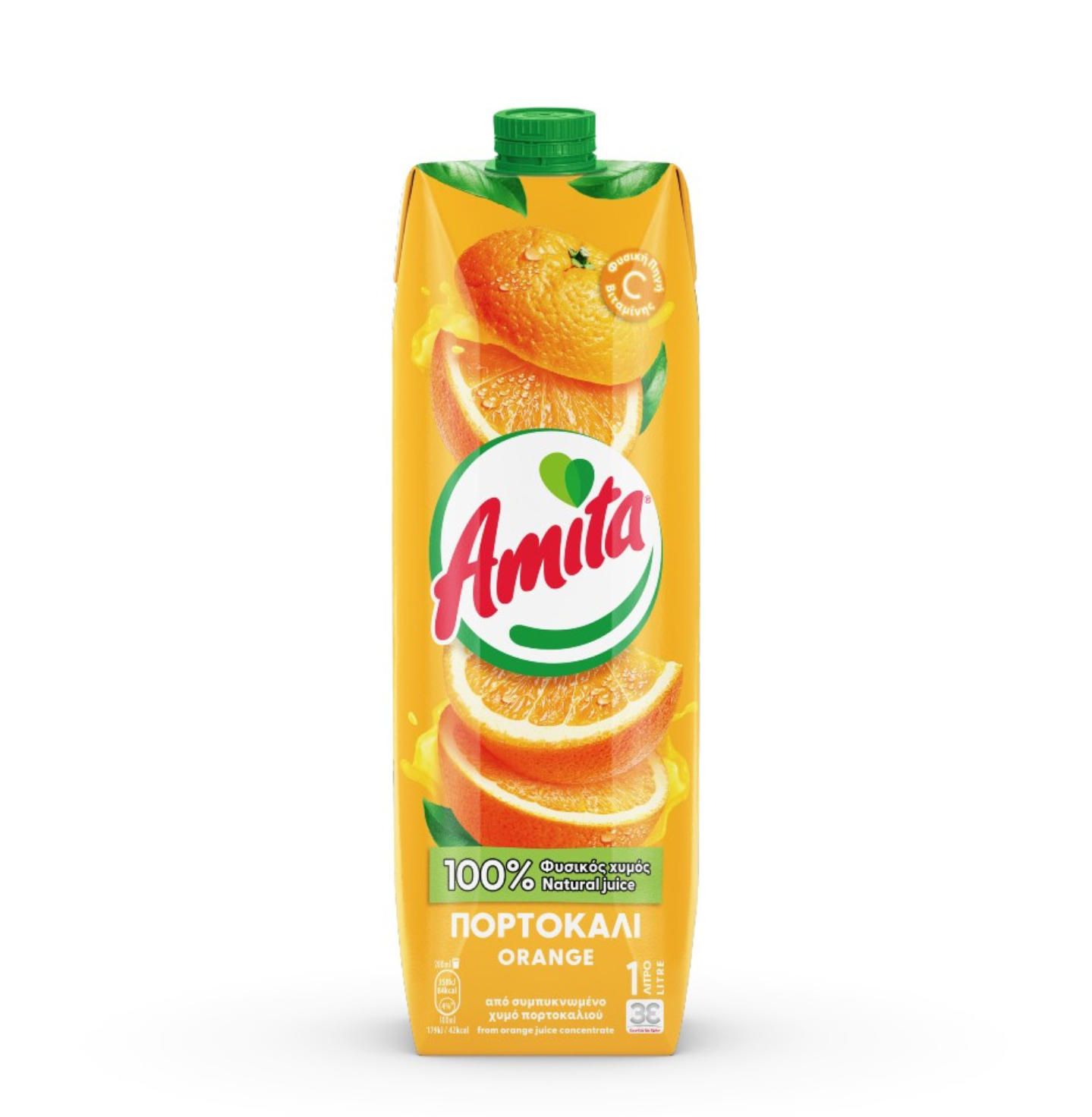 AMITA ΧΥΜΟΣ ΠΟΡΤΟΚΑΛΙ 1L 12τ (5201005085237)