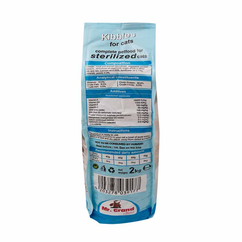 MR GRAND ΞΗΡΑ ΤΡΟΦΗ ΣΤΕΙΡΩΜΕΝΕΣ ΓΑΤΕΣ 2kg. (Σ6) (5203278039177)