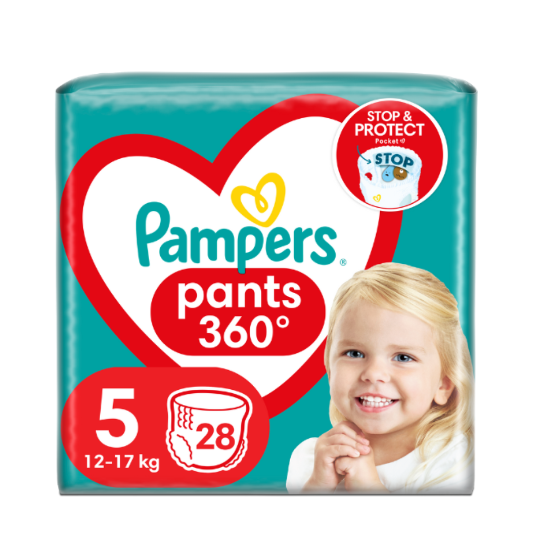 Pampers Pants Πάνες Βρακάκι No5 12-17kg 28 τμχ (8006540069714)