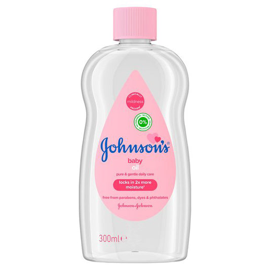 Johnson & Johnson Baby Oil for Moisturizing 300ml 12t (3574669909204)