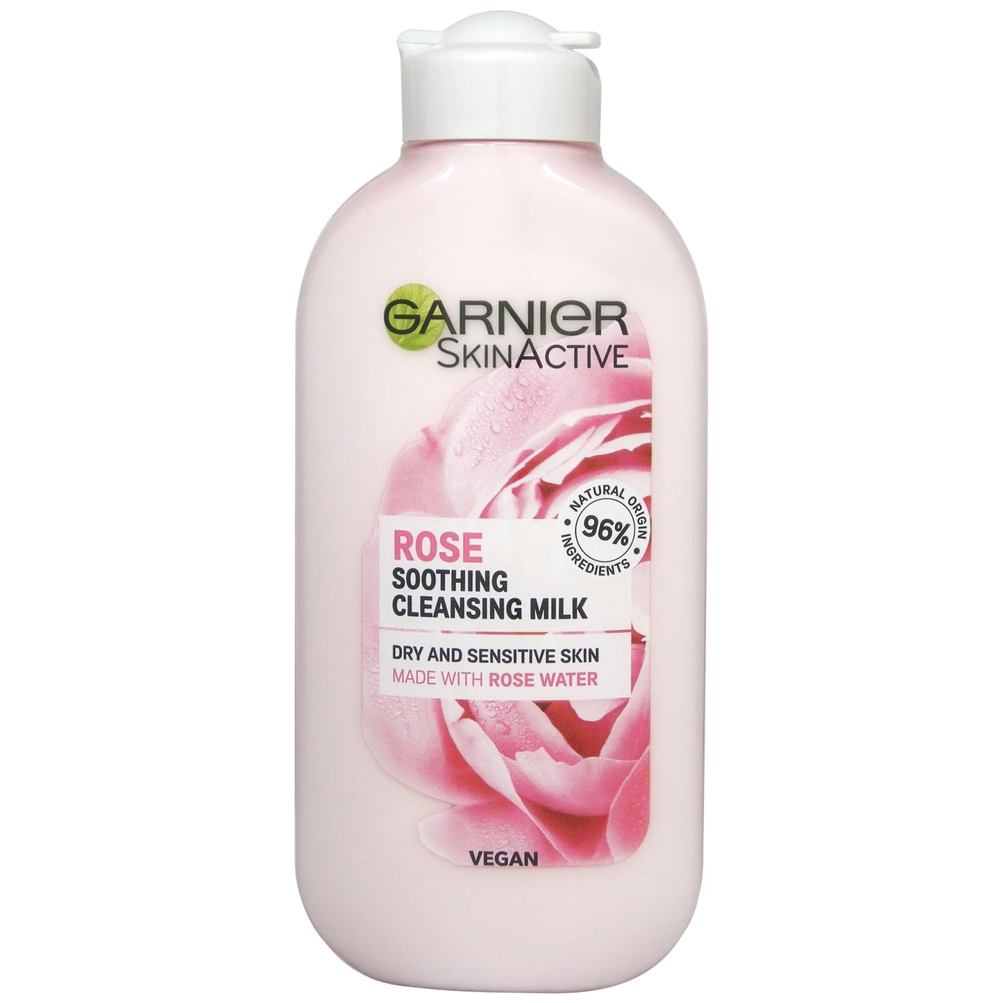 Garnier Γαλάκτωμα Καθαρισμού 200ml Με Ροδόνερο Για Κανονική/Μεικτή Επιδερμίδα 6τ (3600542052788)