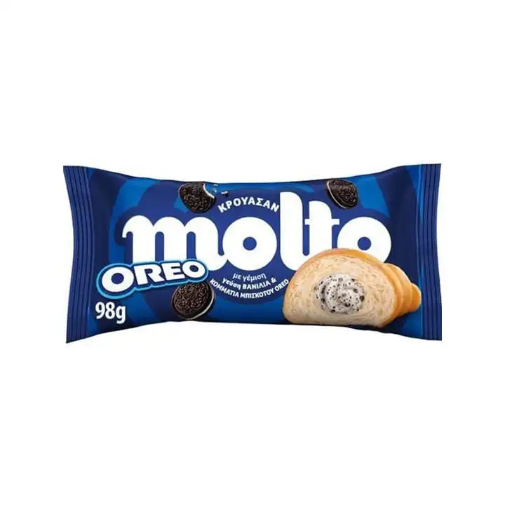 MOLTO ΚΡΟΥΑΣΑΝ OREO ΒΑΝΙΛΙΑ COOKIES 98ΓΡ (Σ18) (7622202273032)