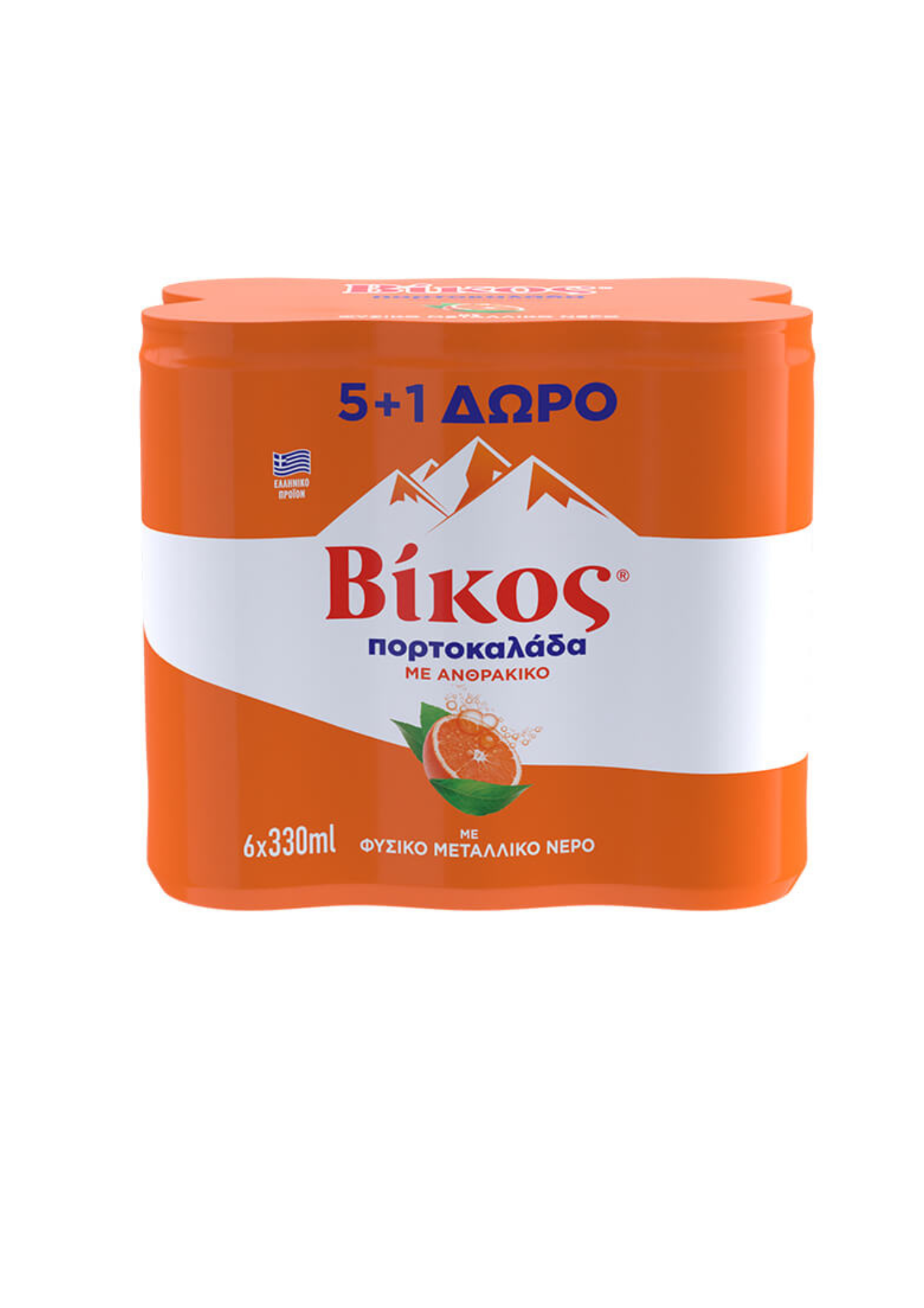 ΒΙΚΟΣ ΠΟΡΤΟΚΑΛΑΔΑ ΚΟΥΤΙ 330ML 5+1Δ 4σ (5201946912685)