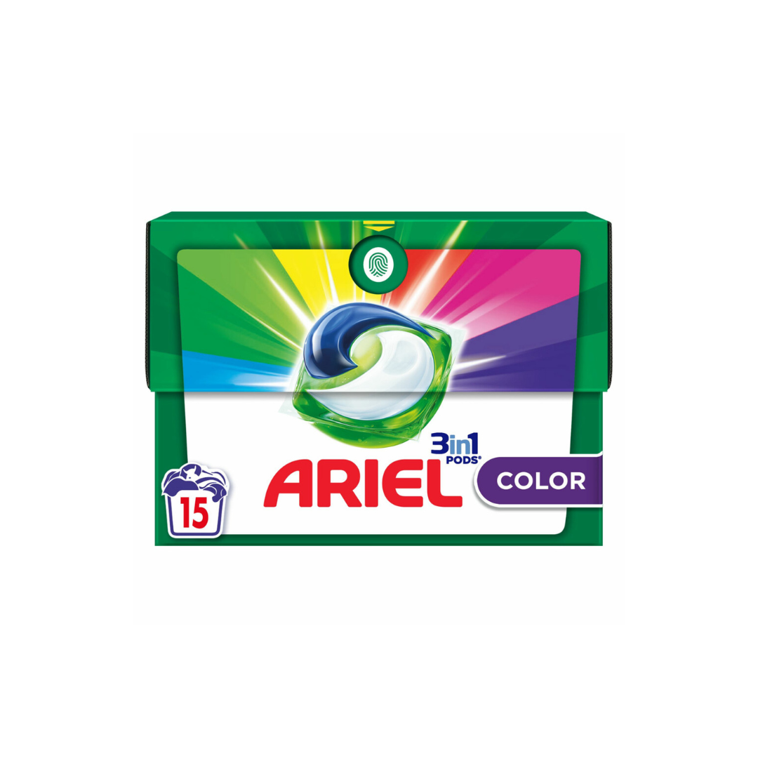 ARIEL ΥΓΡΕΣ ΚΑΨΟΥΛΕΣ ALLIN1 15 ΜΕΖΟΥΡΕΣ COLOR 4τ (8700216321549)