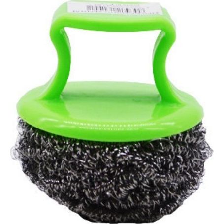 Sidirela Siro Short General Purpose Wire Sponge with Handle Green (5203642131001)