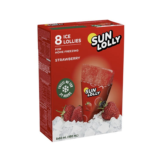 SUN LOLLY ΓΡΑΝΙΤΑ STRAWBERRY 8*60ML 12τ (5775345204332)