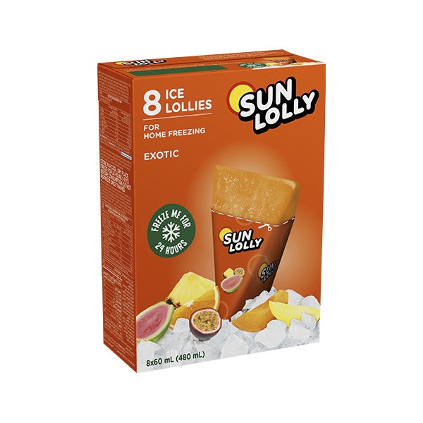 SUN LOLLY ΓΡΑΝΙΤΑ EXOTIC 8*60ML 12τ (5775345204370)
